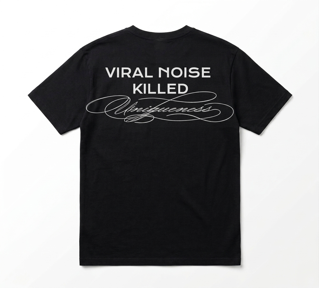 Pre-Order UNIQUE LS BLACK T-SHIRT