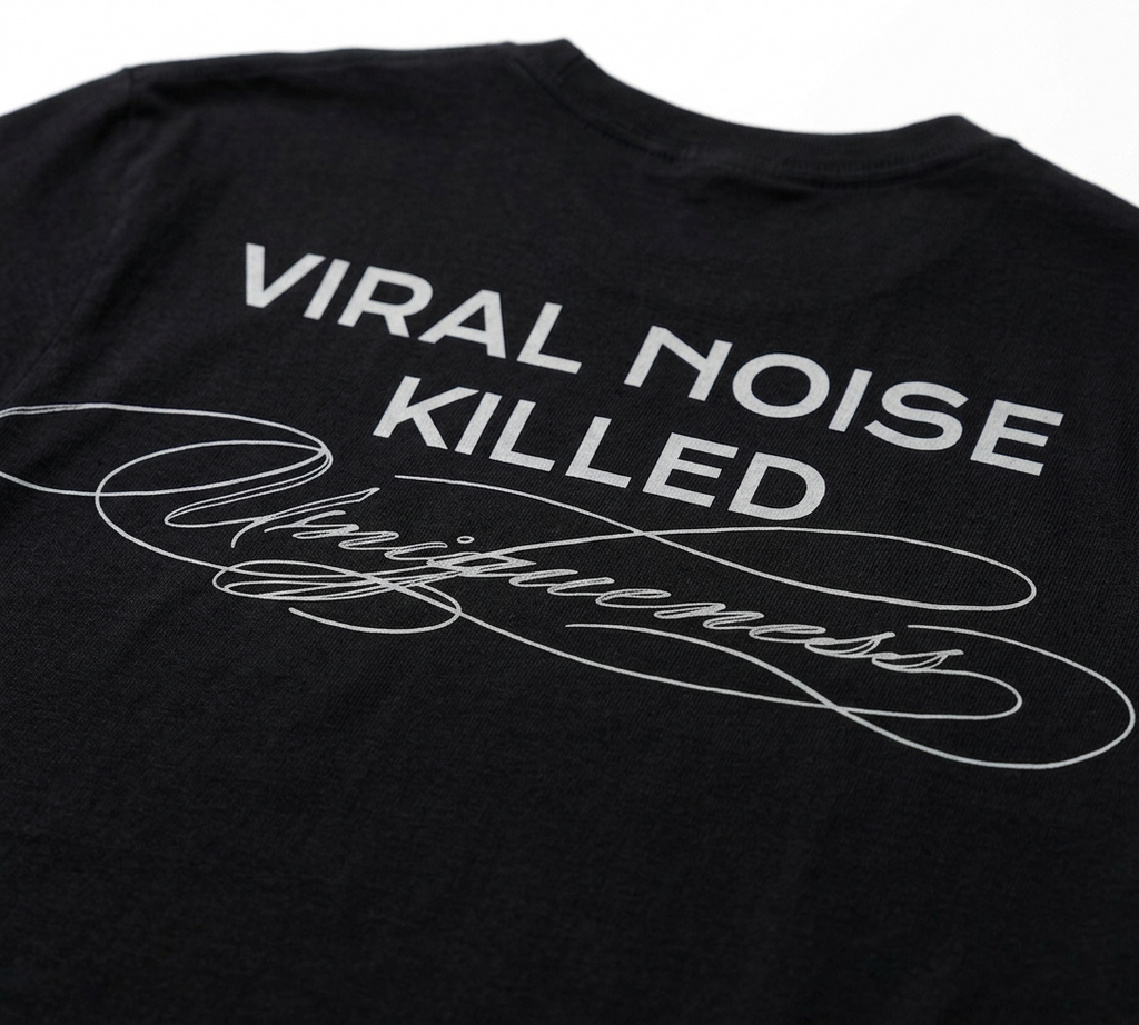 Pre-Order UNIQUE LS BLACK T-SHIRT