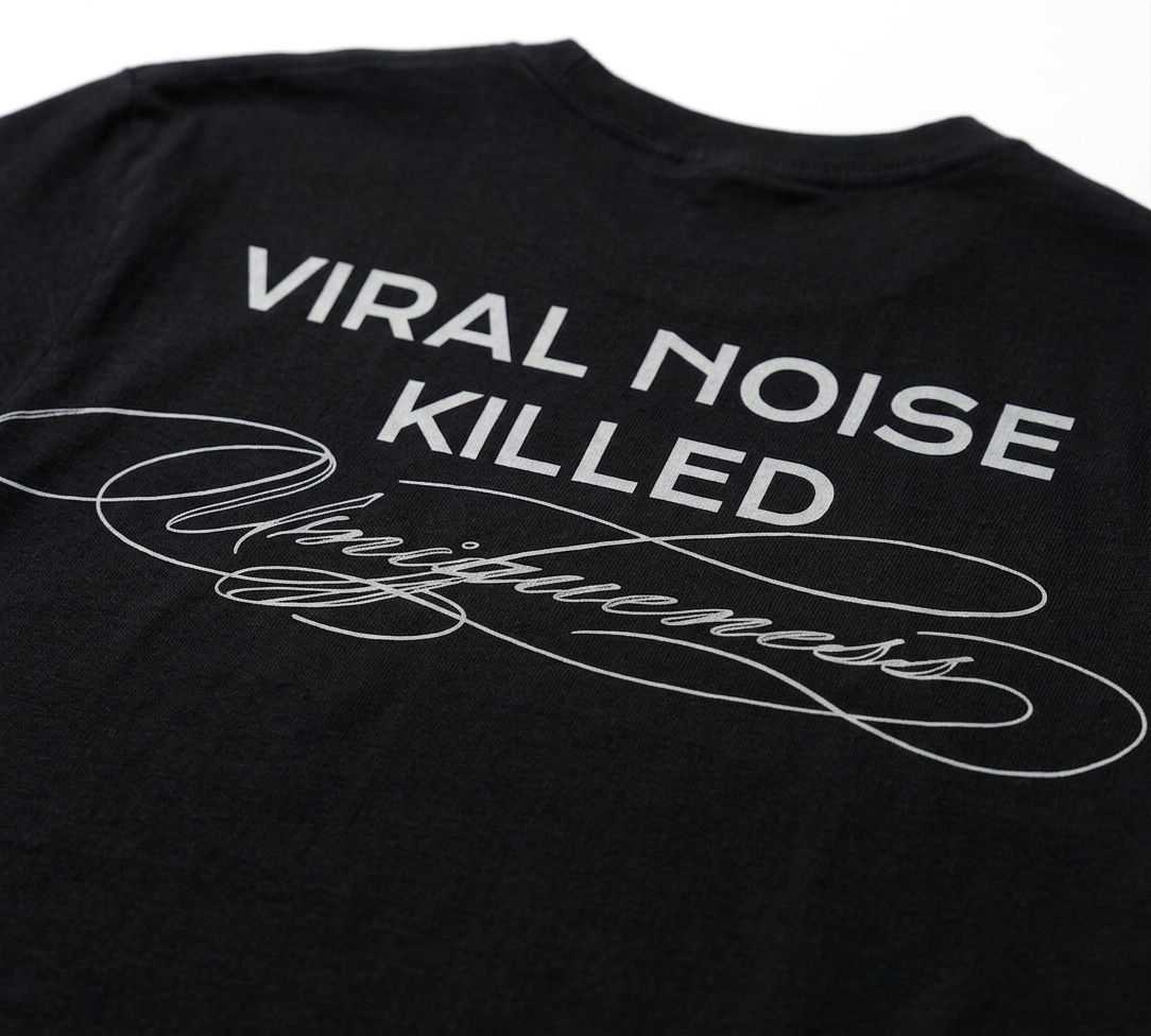 Pre-Order UNIQUE LS BLACK T-SHIRT