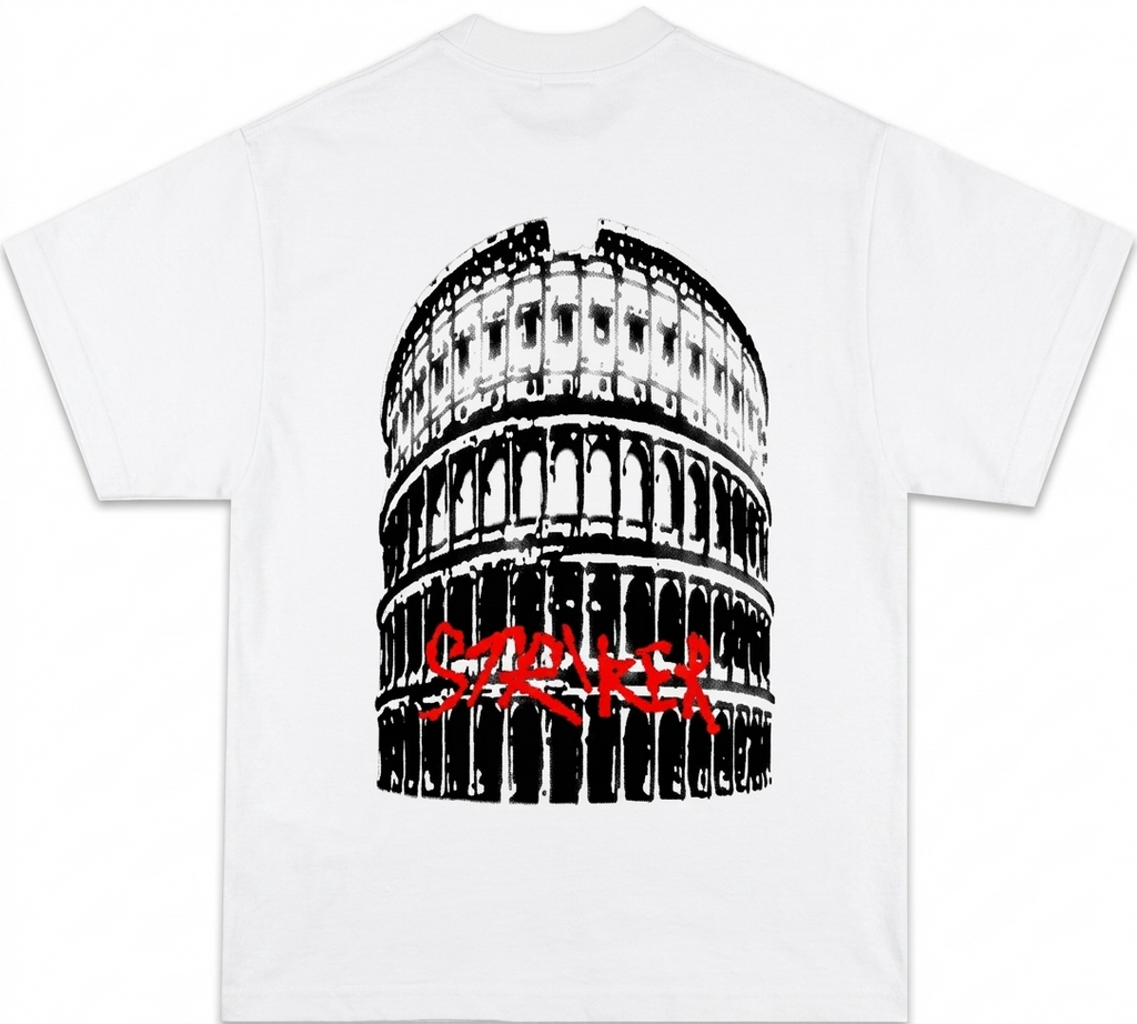 Pre-Order COLISEUM LS WHITE T-SHIRT