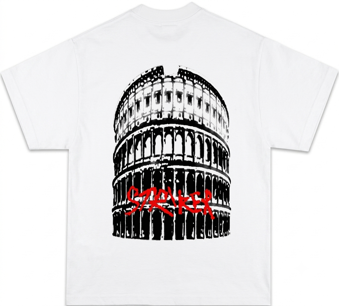 Pre-Order COLISEUM LS WHITE T-SHIRT