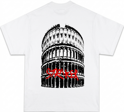 Pre-Order COLISEUM LS WHITE T-SHIRT