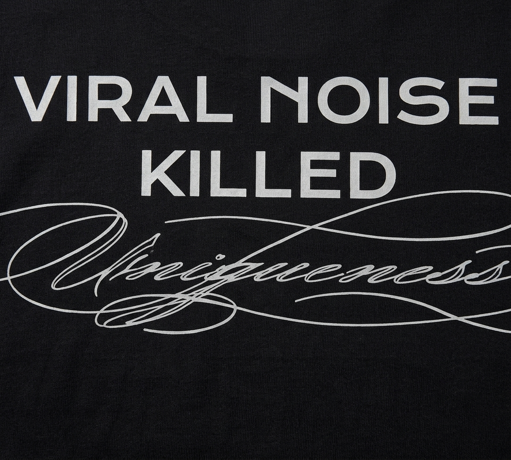 Pre-Order UNIQUE LS BLACK T-SHIRT