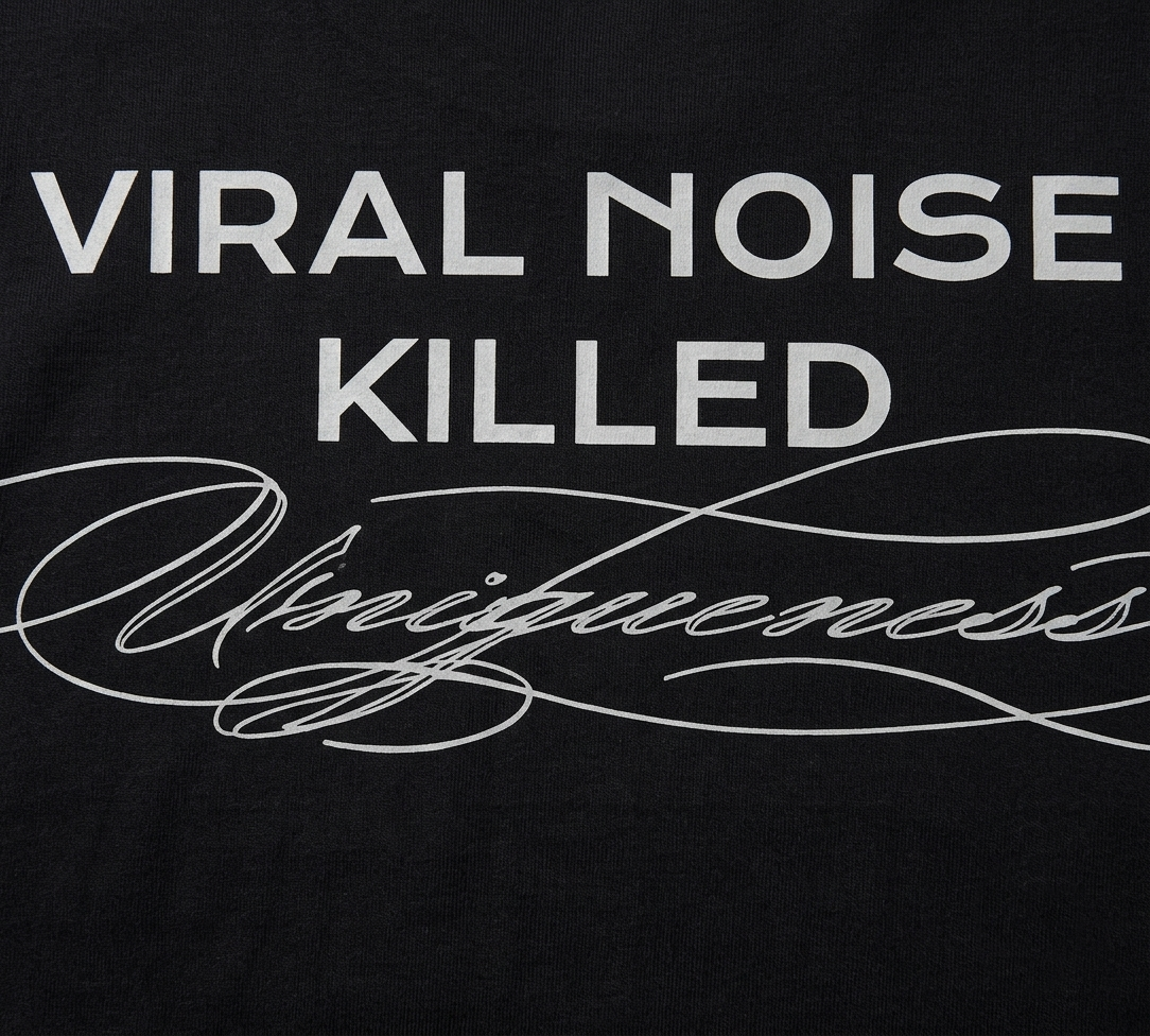 Pre-Order UNIQUE LS BLACK T-SHIRT